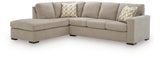 Bridgepoint Moss 2-Piece Sleeper Sectional with Chaise by Ashley at Eve Furniture