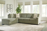 Bridgepoint Moss 2-Piece Sleeper Sectional with Chaise by Ashley at Eve Furniture