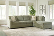 Bridgepoint Moss 2-Piece Sleeper Sectional with Chaise by Ashley at Eve Furniture