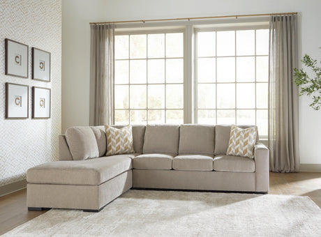 Bridgepoint Moss 2-Piece Sleeper Sectional with Chaise by Ashley at Eve Furniture