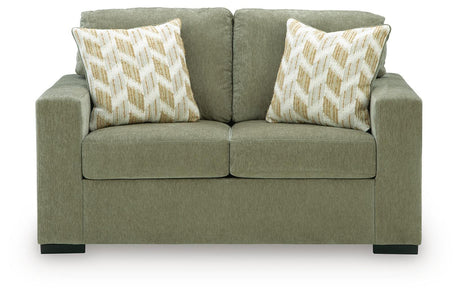 Bridgepoint Moss Loveseat by Ashley at Eve Furniture