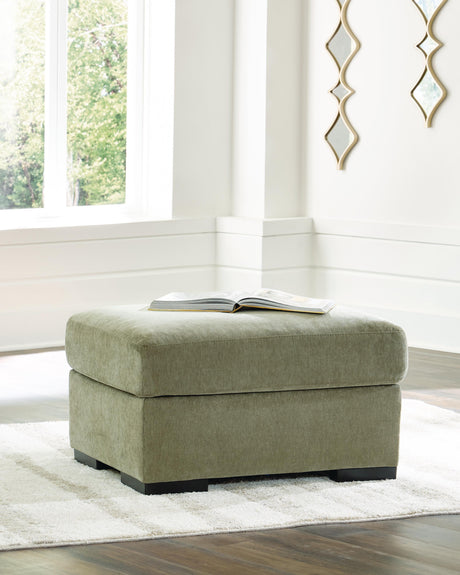 Bridgepoint Moss Ottoman by Ashley at Eve Furniture