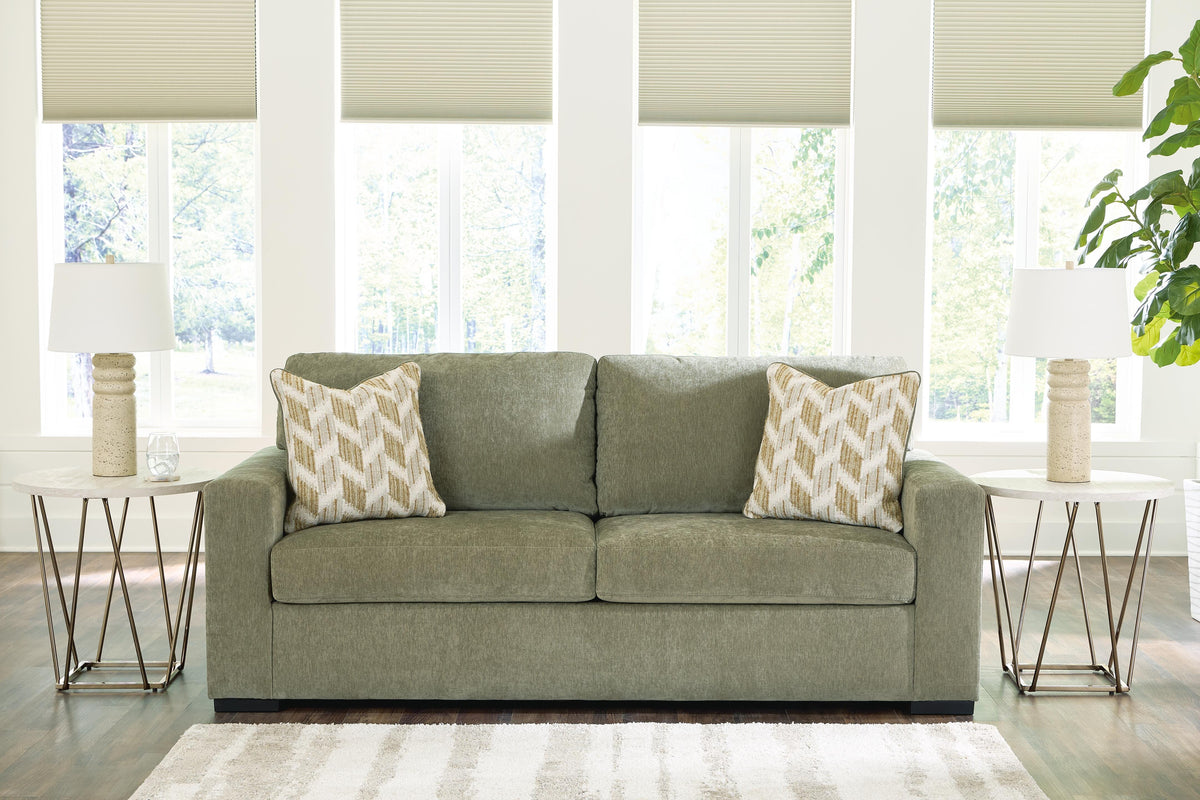 Bridgepoint Moss Queen Sofa Sleeper by Ashley at Eve Furniture