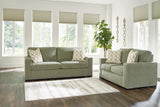 Bridgepoint Moss Sofa and Loveseat by Ashley at Eve Furniture