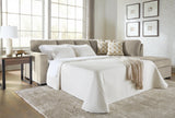 Bridgepoint Stone 2-Piece Sleeper Sectional with Chaise by Ashley at Eve Furniture