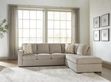 Bridgepoint Stone 2-Piece Sleeper Sectional with Chaise by Ashley at Eve Furniture