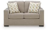 Bridgepoint Stone Loveseat by Ashley at Eve Furniture