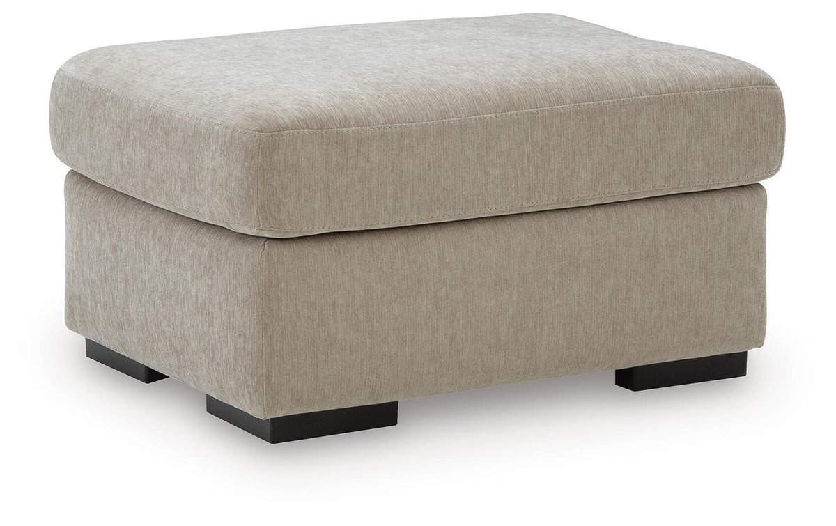 Bridgepoint Stone Ottoman by Ashley at Eve Furniture
