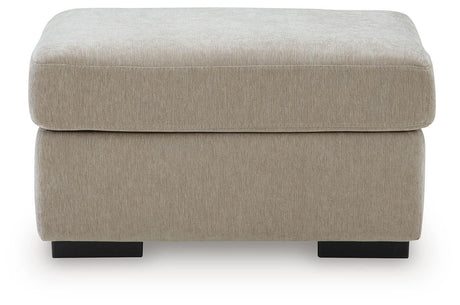Bridgepoint Stone Ottoman by Ashley at Eve Furniture
