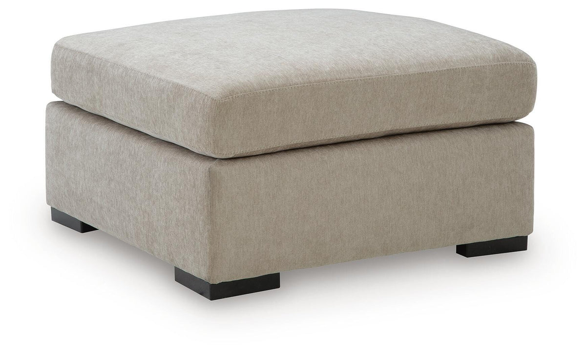 Bridgepoint Stone Oversized Accent Ottoman by Ashley at Eve Furniture