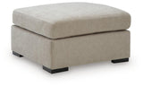 Bridgepoint Stone Oversized Accent Ottoman by Ashley at Eve Furniture