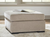 Bridgepoint Stone Oversized Accent Ottoman by Ashley at Eve Furniture