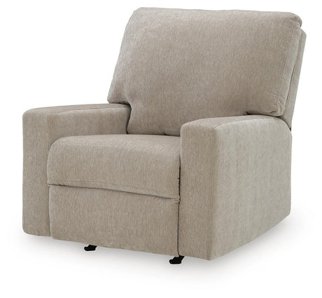 Bridgepoint Stone Recliner by Ashley at Eve Furniture