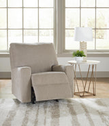 Bridgepoint Stone Recliner by Ashley at Eve Furniture