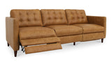 Bridgers Power Recliner Sofa Tan Leather by Moe's Home at Eve Furniture