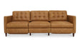 Bridgers Power Recliner Sofa Tan Leather by Moe's Home at Eve Furniture