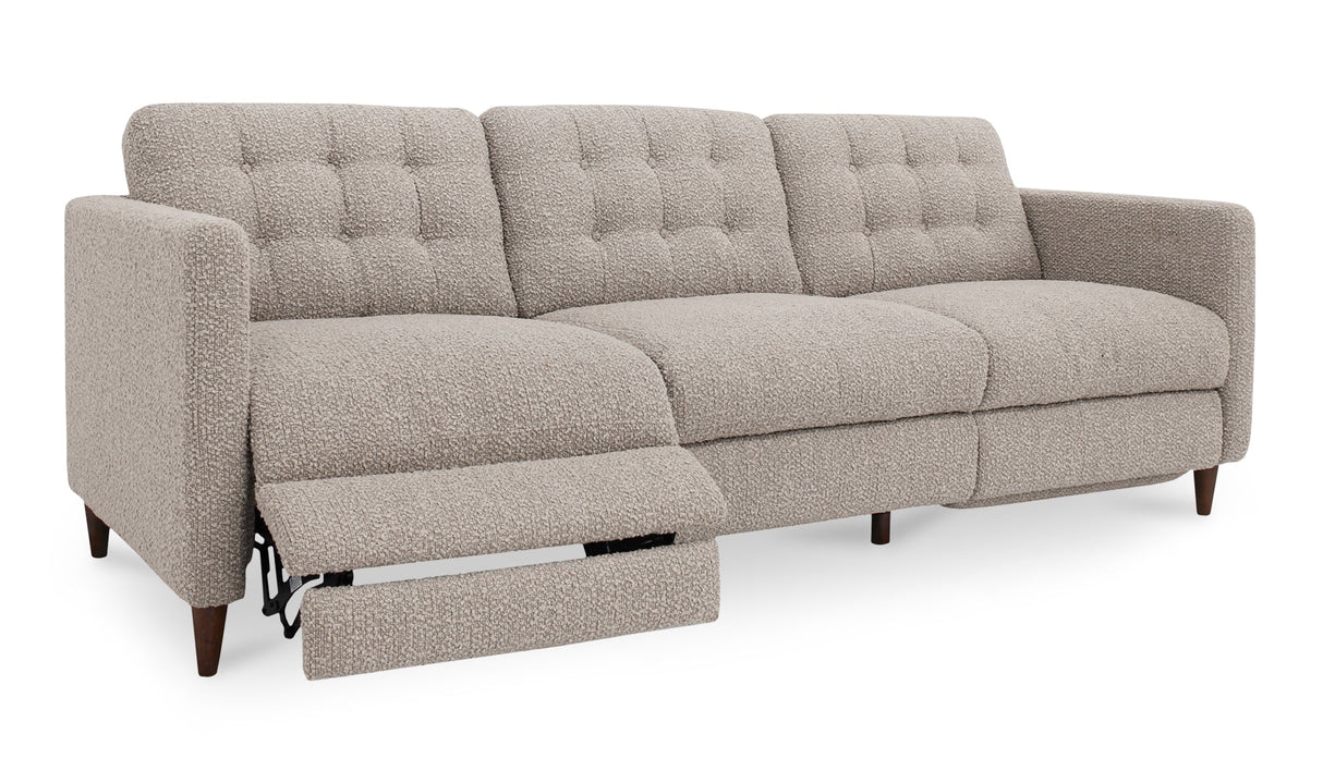Bridgers Power Recliner Sofa Warm Grey by Moe's Home at Eve Furniture