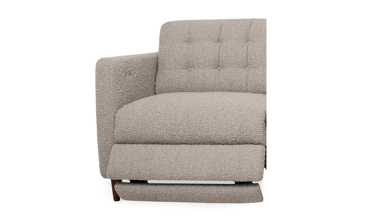Bridgers Power Recliner Sofa Warm Grey by Moe's Home at Eve Furniture