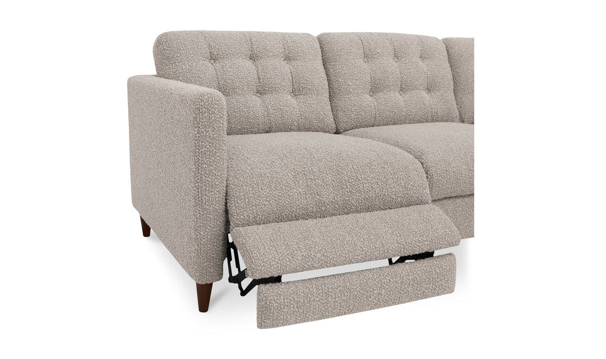 Bridgers Power Recliner Sofa Warm Grey by Moe's Home at Eve Furniture