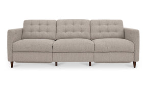 Bridgers Power Recliner Sofa Warm Grey by Moe's Home at Eve Furniture