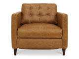 Bridgers Tan Leather Power Recliner Chair by Moe's Home at Eve Furniture