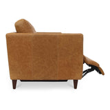 Bridgers Tan Leather Power Recliner Sofa by Moe's Home at Eve Furniture