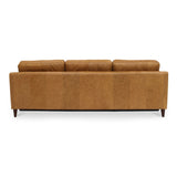 Bridgers Tan Leather Power Recliner Sofa by Moe's Home at Eve Furniture
