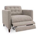 Bridgers Warm Grey Power Recliner Chair by MOES at Eve Furniture