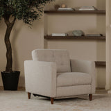 Bridgers Warm Grey Power Recliner Chair by MOES at Eve Furniture