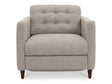 Bridgers Warm Grey Power Recliner Chair by MOES at Eve Furniture