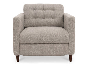 Bridgers Warm Grey Power Recliner Chair by MOES at Eve Furniture