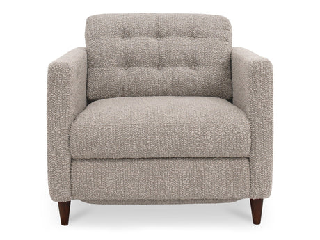 Bridgers Warm Grey Power Recliner Chair by MOES at Eve Furniture