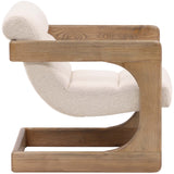 Bridges Chair, Everest Cream by Dovetail at Eve Furniture