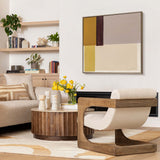 Bridges Chair, Everest Cream by Dovetail at Eve Furniture