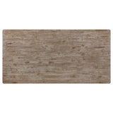 Bridget Brown Brushed and Charcoal Sandthrough Rectangular Dining Table by Coaster at Eve Furniture