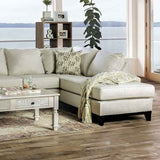 Bridie Ivory Sectional by Furniture of America at Eve Furniture