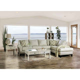 Bridie Ivory Sectional by Furniture of America at Eve Furniture