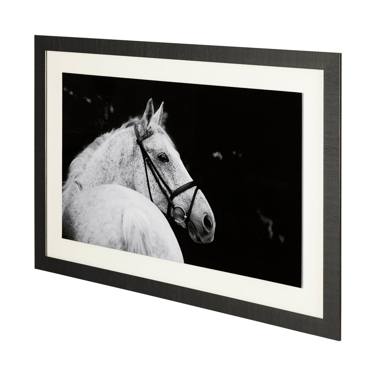 Bridled Beauty by KaCee Erle a Hand Embellished Textured Framed Photo Art Print Matted under Glass by Mercana at Eve Furniture