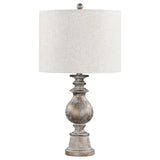 Brie Oatmeal/Antique Gold Drum Shade Table Lamp by Coaster at Eve Furniture