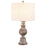 Brie Oatmeal/Antique Gold Drum Shade Table Lamp by Coaster at Eve Furniture