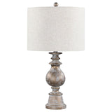 Brie Oatmeal/Antique Gold Drum Shade Table Lamp by Coaster at Eve Furniture
