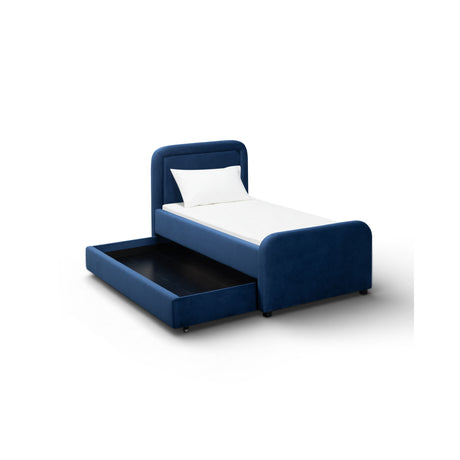 Briella Performance Velvet Trundle Bed in Twin by TOV Furniture at Eve Furniture