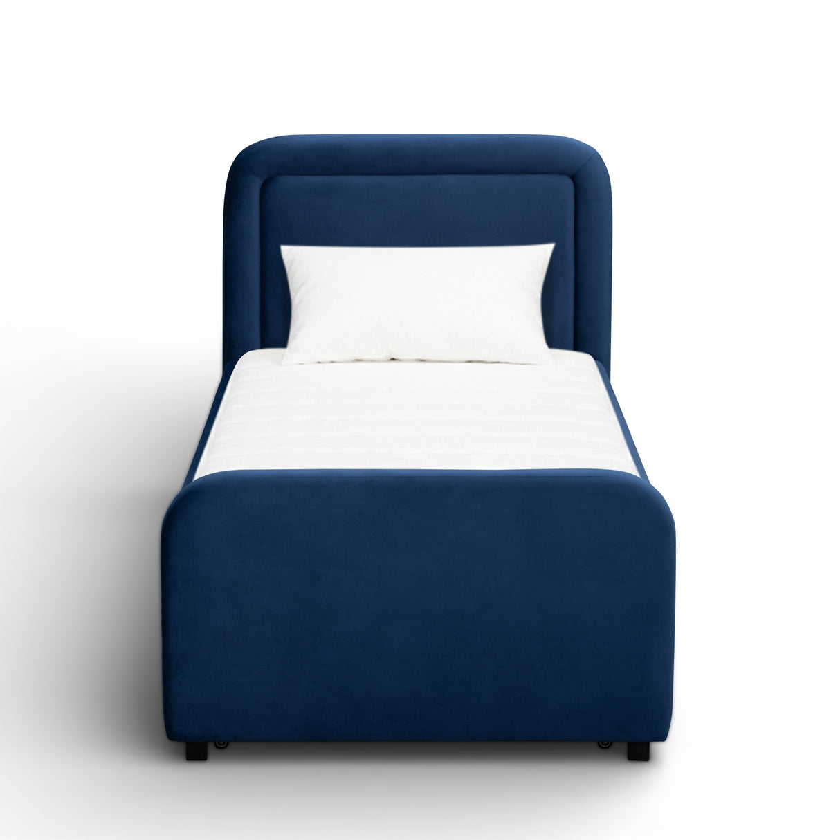 Briella Performance Velvet Trundle Bed in Twin by TOV Furniture at Eve Furniture