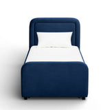 Briella Performance Velvet Trundle Bed in Twin by TOV Furniture at Eve Furniture