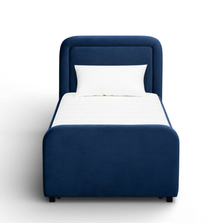 Briella Performance Velvet Trundle Bed in Twin by TOV Furniture at Eve Furniture