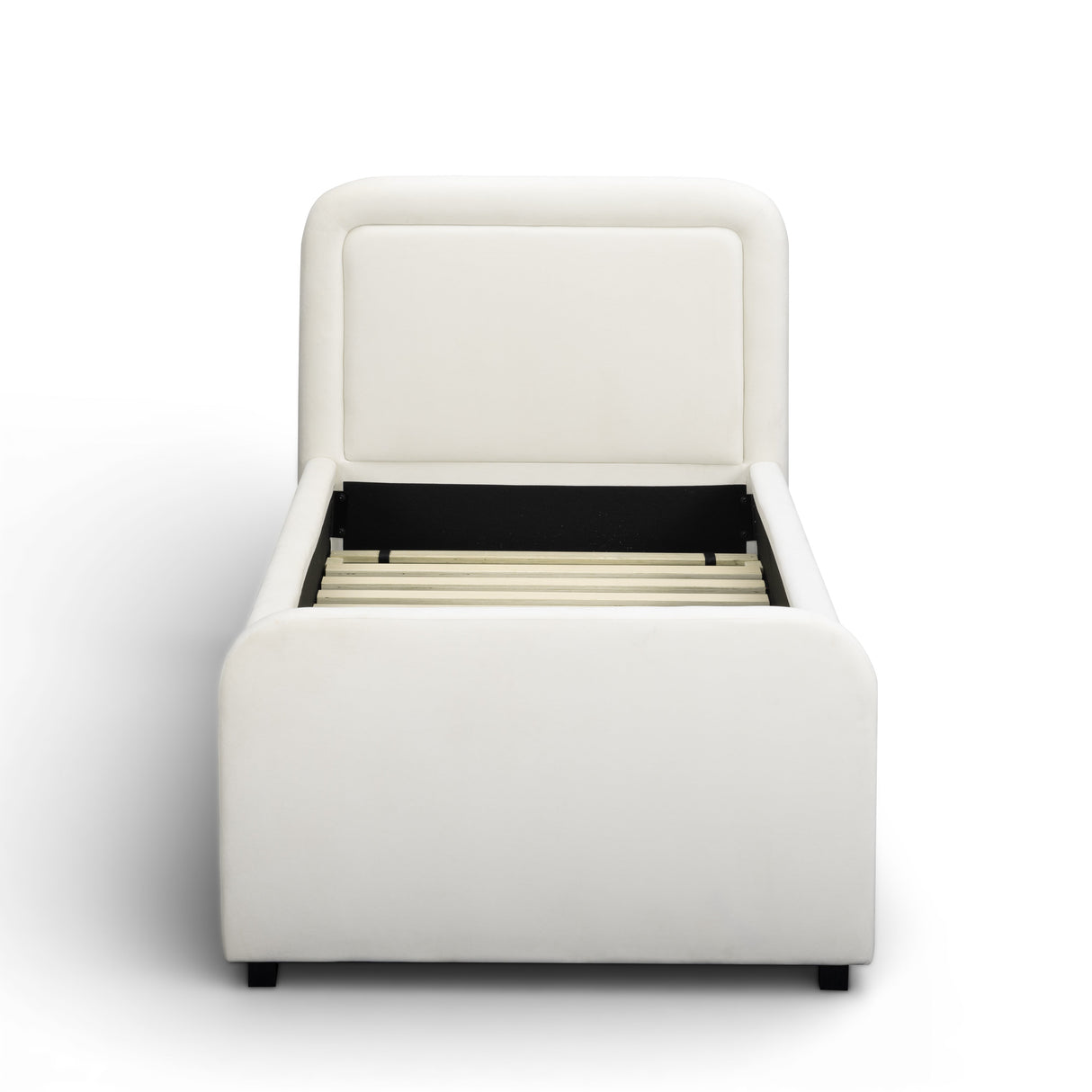 Briella Performance Velvet Trundle Bed in Twin by TOV Furniture at Eve Furniture