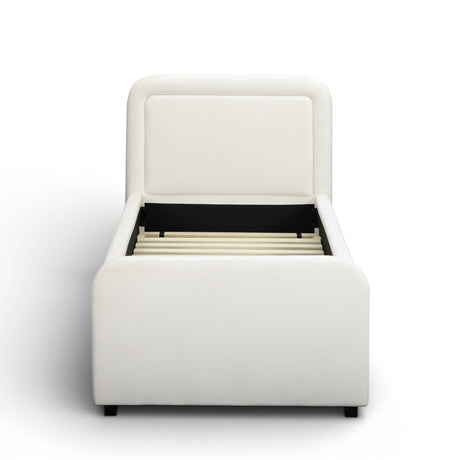 Briella Performance Velvet Trundle Bed in Twin by TOV Furniture at Eve Furniture
