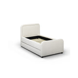 Briella Performance Velvet Trundle Bed in Twin by TOV Furniture at Eve Furniture