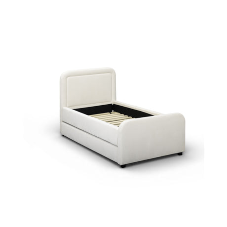 Briella Performance Velvet Trundle Bed in Twin by TOV Furniture at Eve Furniture
