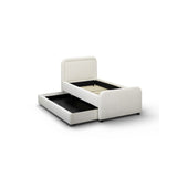 Briella Performance Velvet Trundle Bed in Twin by TOV Furniture at Eve Furniture